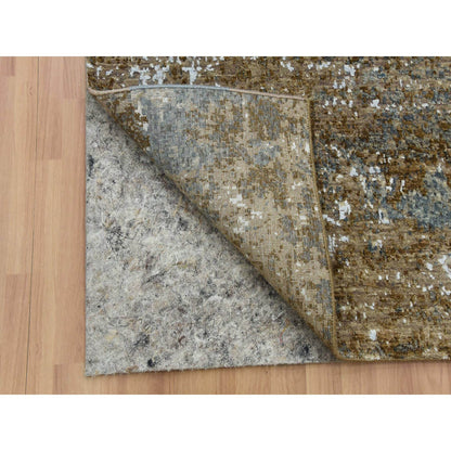 Modern and Contemporary Wool Hand Knotted Rug Grey No Border 2.6X20.3 -O083099
