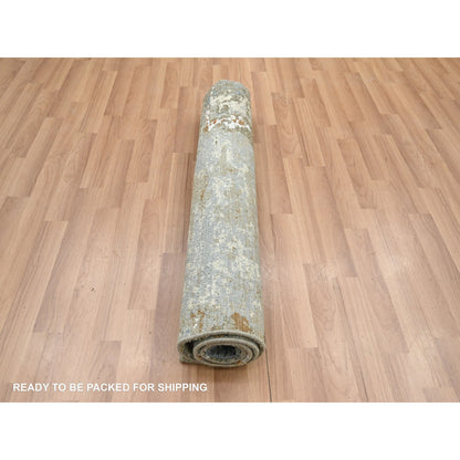 Modern and Contemporary Wool Hand Knotted Rug Brown 3.1x5.4 -O083190