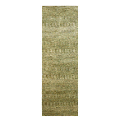 Modern and Contemporary Wool & Silk Hand Knotted Rug Brown 2.8x8.3 -O083229