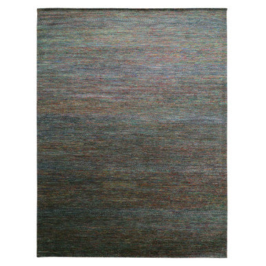 Modern and Contemporary Wool & Silk Hand Knotted Rug Grey 10.2x13.10 -O083236