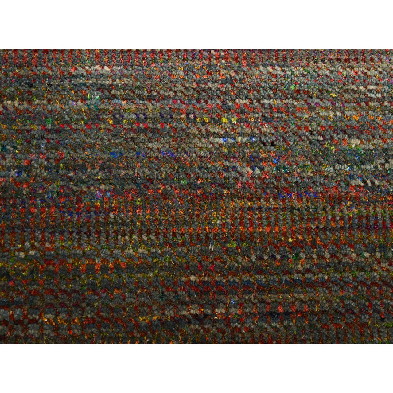 Green 9'1" x 12'2" Modern and Contemporary Hand knotted Wool Rug - Sku: O083239