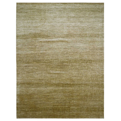 Modern and Contemporary Wool & Silk Hand Knotted Rug Brown 9.0x12.1 -O083240