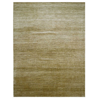 Modern and Contemporary Wool & Silk Hand Knotted Rug Brown 9.0x12.1 -O083240