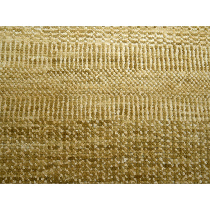 Modern and Contemporary Wool & Silk Hand Knotted Rug Brown 9.0x12.1 -O083240