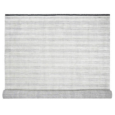 Modern and Contemporary Wool & Silk Hand Loomed Rug Ivory No Border 12.1X15.1 -O084168