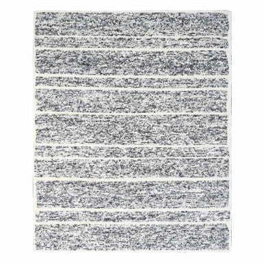Modern and Contemporary Wool Hand Knotted Rug Black No Border 8.2X9.10 -O084181