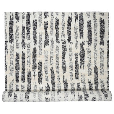Modern and Contemporary Wool Hand Knotted Rug Black No Border 12.0X14.9 -O084207