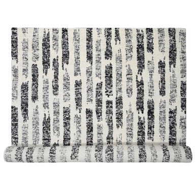 Modern and Contemporary Wool Hand Knotted Rug Black No Border 12.0X17.9 -O084208