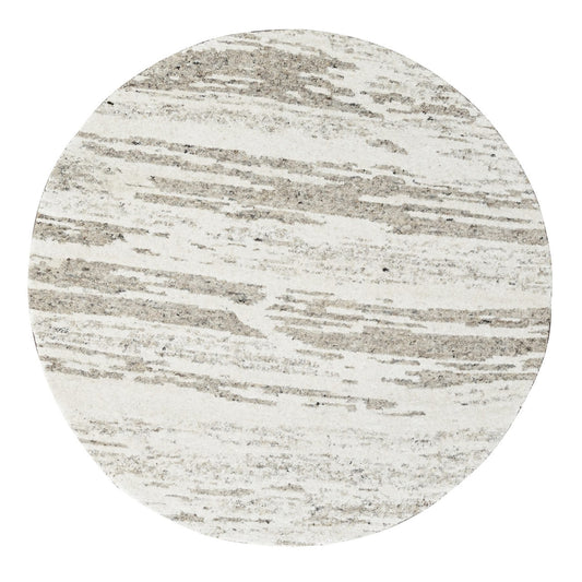 Modern and Contemporary Wool Hand Knotted Rug Beige No Border 8.0X7.9 -O084238