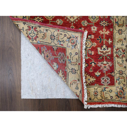 Heriz Wool Hand Knotted Rug Red Gold 2.10X24.9 -O084263