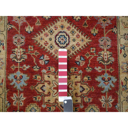 Heriz Wool Hand Knotted Rug Red Gold 2.10X24.9 -O084263