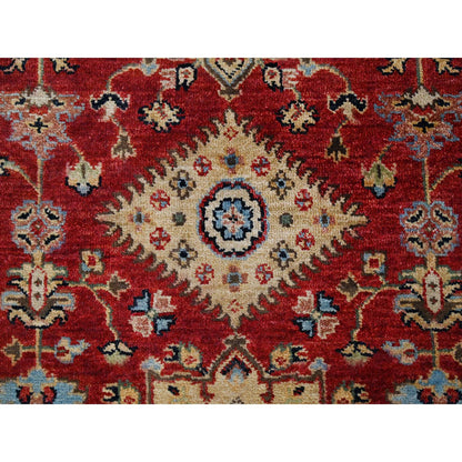 Heriz Wool Hand Knotted Rug Red Gold 2.10X24.9 -O084263