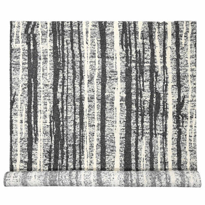 Modern and Contemporary Wool Hand Knotted Rug Black No Border 10.0X13.8 -O084445