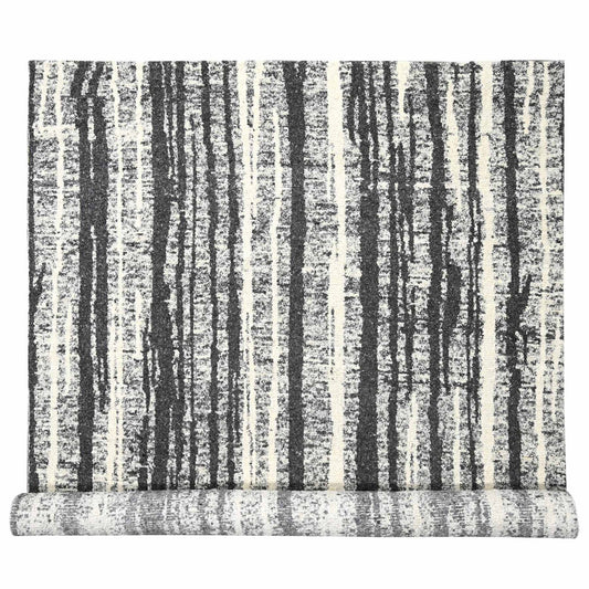 Modern and Contemporary Wool Hand Knotted Rug Black No Border 10.0X13.8 -O084445
