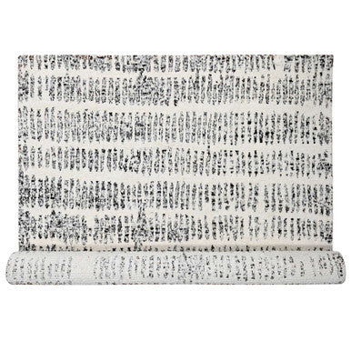 Modern and Contemporary Wool Hand Knotted Rug Ivory No Border 12.1X17.9 -O084449