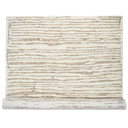 Modern and Contemporary Wool Hand Knotted Rug Brown No Border 12.0X14.10 -O084450