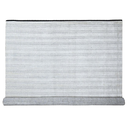 Modern and Contemporary Wool & Silk Hand Loomed Rug Ivory No Border 14.0X16.0 -O084456