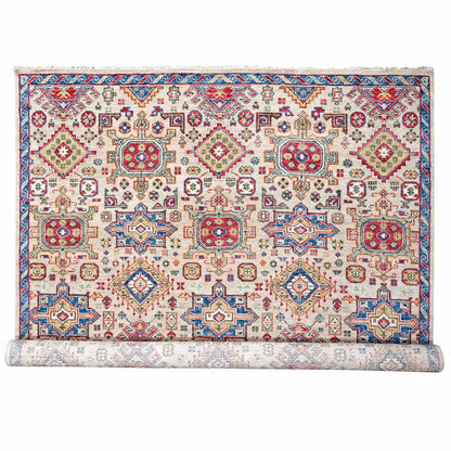 Heriz Wool Hand Knotted Rug Brown Sapphire Blue 11.9X14.10 -O084493