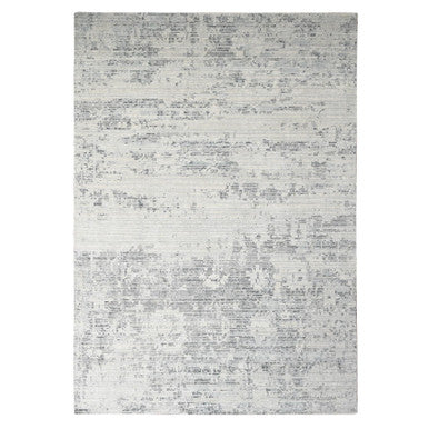 Modern and Contemporary Wool Hand Knotted Rug Ivory No Border 8.11X11.11 -O084499