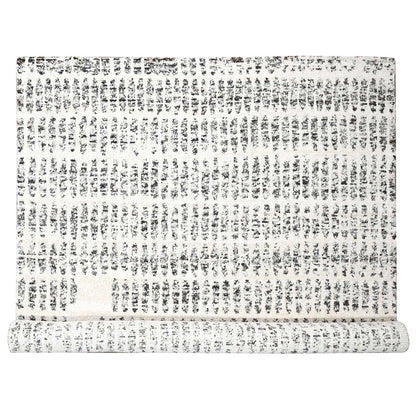 Modern and Contemporary Wool Hand Knotted Rug Ivory No Border 10.2X13.9 -O084537