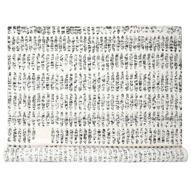 Modern and Contemporary Wool Hand Knotted Rug Ivory No Border 10.2X13.9 -O084537