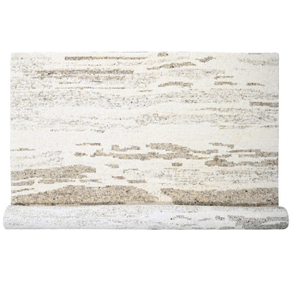 Modern and Contemporary Wool Hand Knotted Rug Brown No Border 12.1X14.8 -O084541