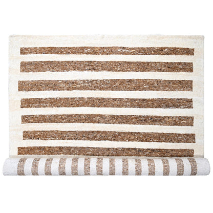 Modern and Contemporary Wool Hand Knotted Rug Brown No Border 12.2X14.10 -O084542