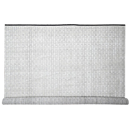 Modern and Contemporary Wool and Plant based Silk Hand Loomed Rug Ivory No Border 13.11X16.1 -O084587