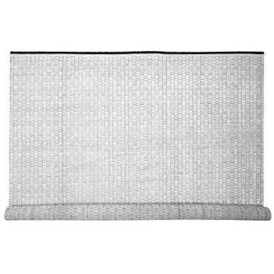 Modern and Contemporary Wool and Plant based Silk Hand Loomed Rug Ivory No Border 13.11X16.1 -O084587
