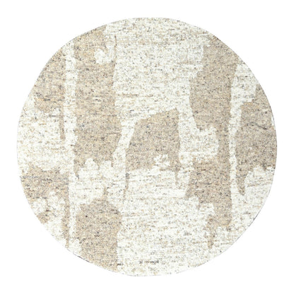 Modern and Contemporary Wool Hand Knotted Rug Brown No Border 7.10X8.0 -O084620