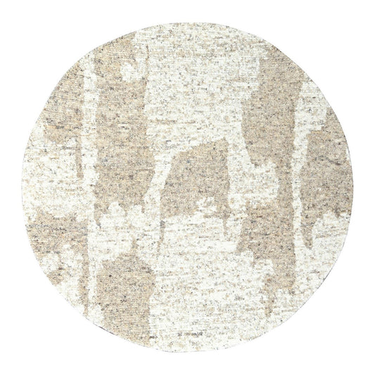 Modern and Contemporary Wool Hand Knotted Rug Brown No Border 7.10X8.0 -O084620