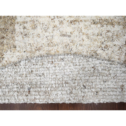 Modern and Contemporary Wool Hand Knotted Rug Brown No Border 7.10X8.0 -O084620