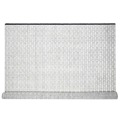 Modern and Contemporary Wool and Plant based Silk Hand Loomed Rug Ivory No Border 12.2X14.11 -O084632