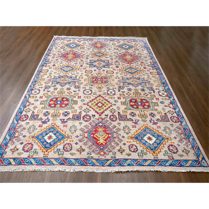 Heriz Wool Hand Knotted Rug Brown Sapphire Blue 9.0X11.10 -O084645