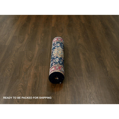 Heriz Wool Hand Knotted Rug Black Red 3.2X5.0 -O084662