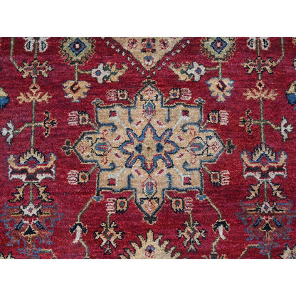 Heriz Wool Hand Knotted Rug Red Mellow Yellow 12.0X12.0 -O084686