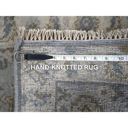 Heriz Wool Hand Knotted Rug Grey Ivory 2.0X3.0 -O084782
