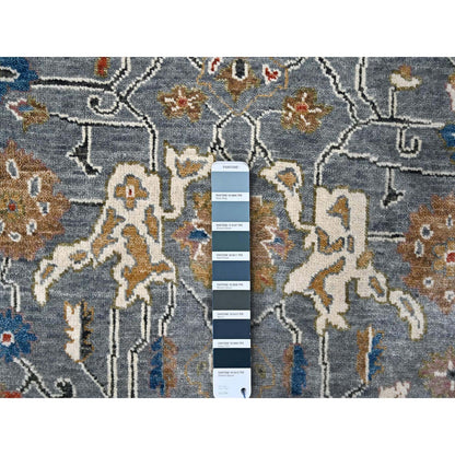 Heriz Wool Hand Knotted Rug Grey Green 2.0X3.0 -O084991