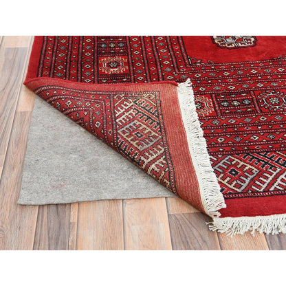 Tribal & Geometric Wool Hand Knotted Rug Red Red 10.1X14.7 -O085202