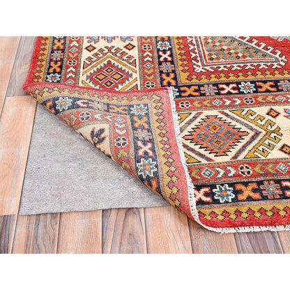 Kazak Wool Hand Knotted Rug Red Beige 9.1X12.0 -O085413