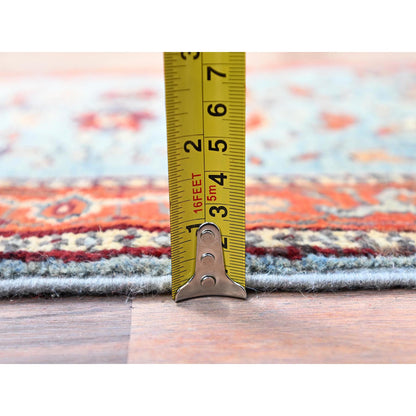 Heriz Wool Hand Knotted Rug Blue Red 2.2X2.9 -O085462