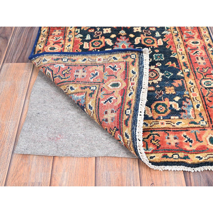 Heriz Wool Hand Knotted Rug Blue Red 2.0X2.10 -O085468