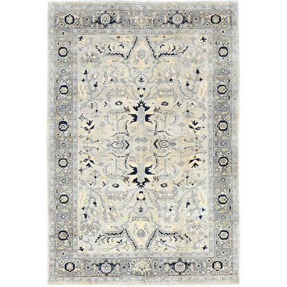 Heriz Wool Hand Knotted Rug Grey Grey 6.0X8.9 -O085611