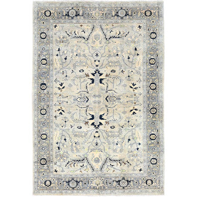 Heriz Wool Hand Knotted Rug Grey Grey 6.0X8.9 -O085611