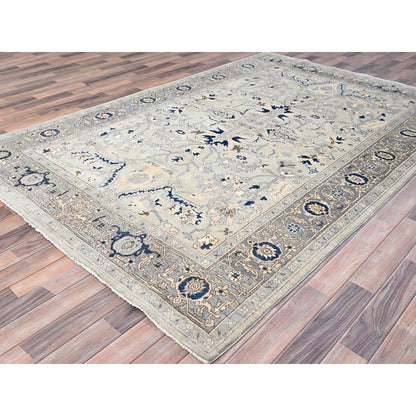 Heriz Wool Hand Knotted Rug Grey Grey 6.2X8.10 -O085612