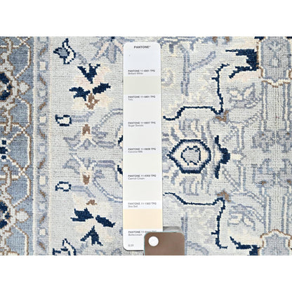 Heriz Wool Hand Knotted Rug Blue Blue 4.3X6.1 -O085638