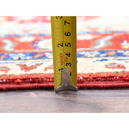 Heriz Wool Hand Knotted Rug Red Red 4.0X6.0 -O085641