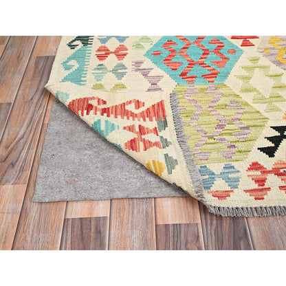 Flat Weave Wool Hand Woven Rug Beige Beige 8.10X10.0 -O085686