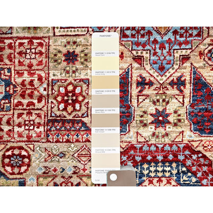 Mamluk Wool Hand Knotted Rug Ivory Ivory 2.3X24.8 -O085843