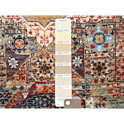 Mamluk Wool Hand Knotted Rug Ivory No Border 2.5X10.3 -O085848